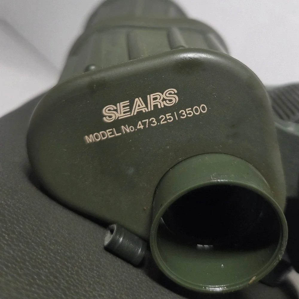 Vintage Sears 7x50mm Binoculars Model 473.2513500 356ft 1000yds W/ Storage Case